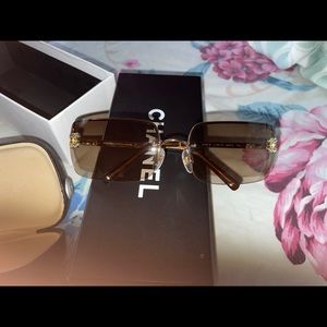 This is a vintage Chanel Sunglasses